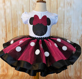 Minnie Mouse Tutu Set, Minnie Mouse Birthday Outfit, Minnie Mouse Party, Minnie Mouse Birthday