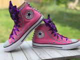 LOL Surprise Doll Purple Queen Converse Sneakers, Little Kids Shoe Size 11-3