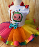 Cocomelon Birthday Tutu Outfit,  Cocomelon Party, Cocomelon Birthday