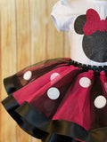 Minnie Mouse Tutu Set, Minnie Mouse Birthday Outfit, Minnie Mouse Party, Minnie Mouse Birthday