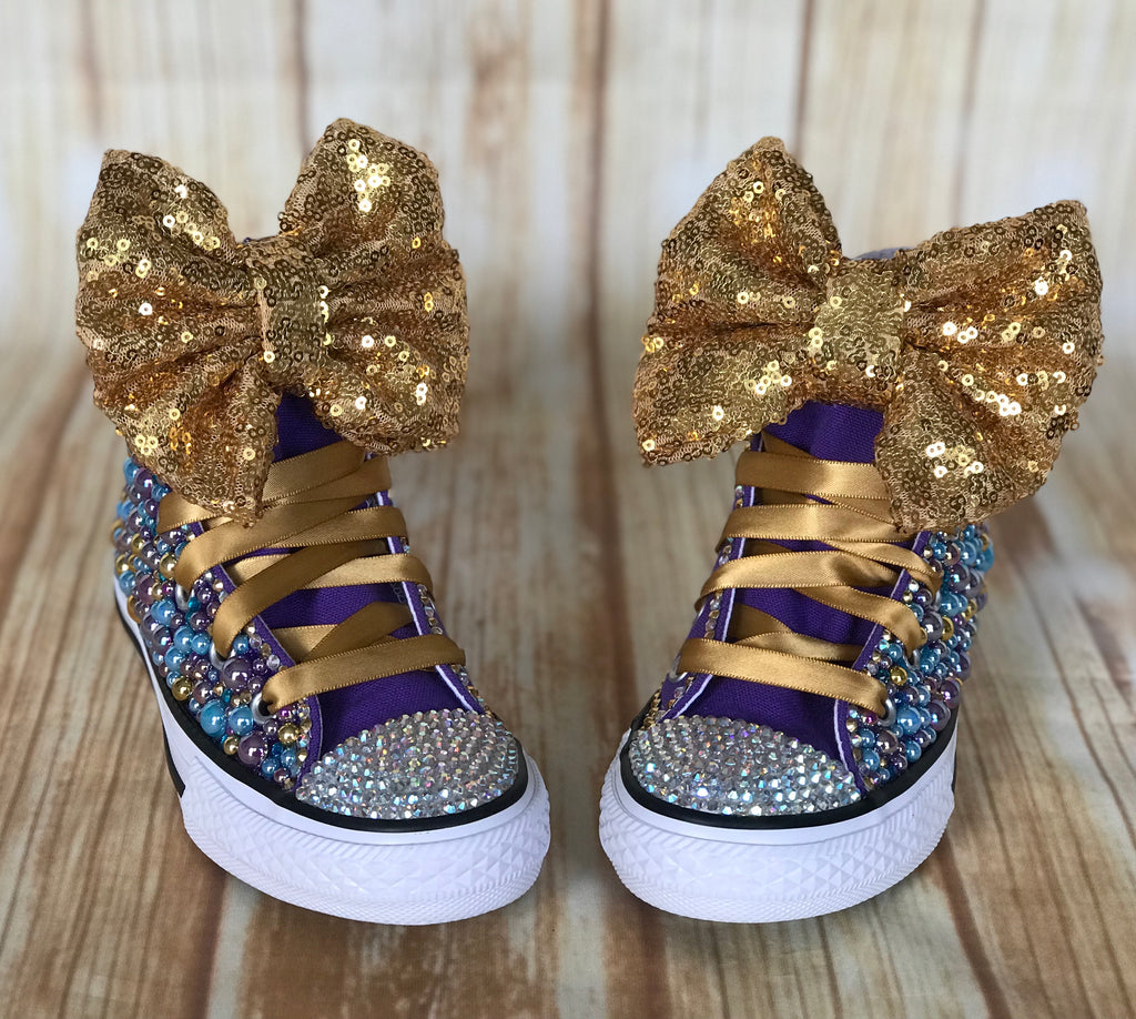 Mermaid Converse Sneakers, Little Kids Shoe Size 11-3