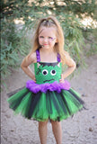 Frankenstein Tutu, Girls Frankenstein Costume, Halloween Frankenstein Girls Tutu Dress - Little Ladybug Tutus