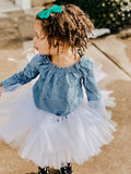 White Tutu Skirt, 1st Birthday Tutu
