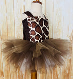 Giraffe Tutu, Girls Giraffe Costume, Giraffe Dress, Giraffe Halloween Costume