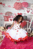 Valentines Tutu, Heart Tutu, Valentine's Day Photo Session Tutu Dress