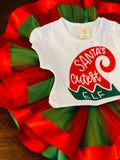 Santa’s Cutest Elf Christmas Tutu Outfit