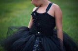 Black Tutu, Girls Black High Low Tutu Dress, Girls Black High Low Tutu - Little Ladybug Tutus