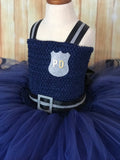 Police Tutu Costume, Police Tutu Dress, Girls Police Halloween Costume