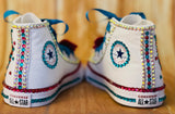 Encanto Blinged Converse Shoes, Big Kids Sneaker Size 3-6