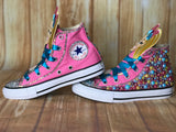 Jojo Blinged Converse Sneakers, Little Kids Shoe Size 11-3