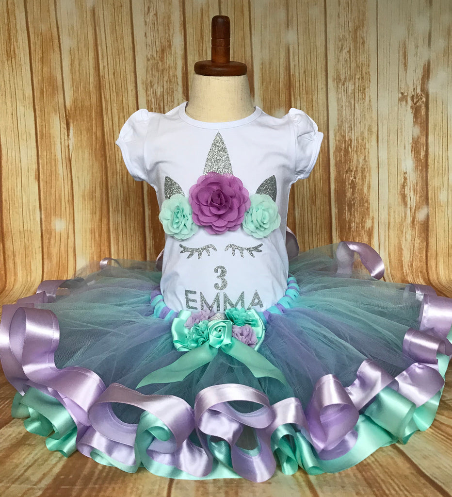 Personalized Unicorn Birthday Outfit