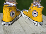 Baby Shark Converse, Infants and Toddler Shoe Size 2-9 (Hard Sole), Yellow Baby Shark