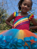 Jojo Ribbon Trimmed Tutu, Jojo Siwa Tutu, Jojo Siwa Girls Costume, Jojo Dress, Jojo Outfit - Little Ladybug Tutus