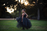 Black Tutu, Girls Black High Low Tutu Dress, Girls Black High Low Tutu - Little Ladybug Tutus