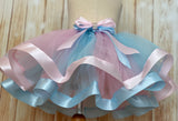 Gender Reveal Big Sister Tutu Skirt, Tutus or Touchdown Big Sister Tutu
