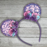 Lavender Flower Ears