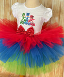 PJ Masks Birthday Tutu Outfit