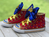 Beauty & The Beast Belle Converse, Big Kids Shoe Size 3-6