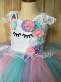 Unicorn Lace Tutu Dress, Unicorn Tutu, Unicorn Birthday Outfit