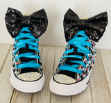 Tik Tok Blinged Converse Sneakers, Infants and Toddler Shoe Size 2-9