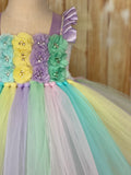 Pastel Rainbow Easter Tutu Dress