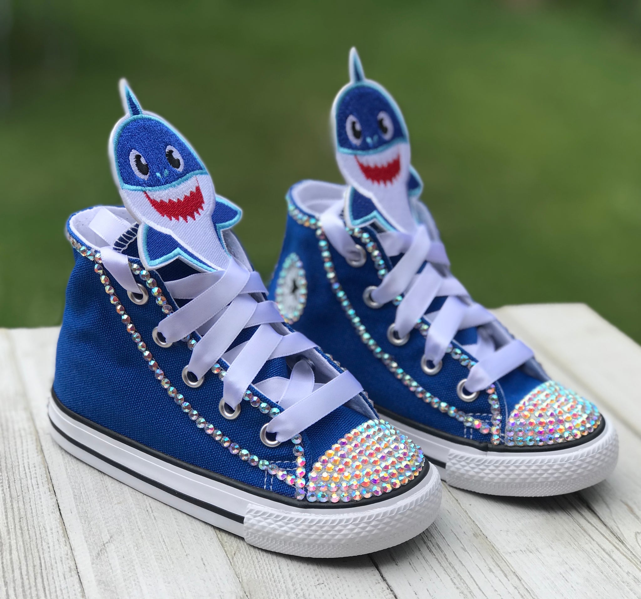 Høring væsentligt at tilføje Baby Shark Shoes, Baby Shark Converse Sneakers, Little Kids Size 10C-2Y |  Little Ladybug Tutus