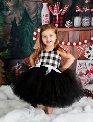 Buffalo Plaid Tutu, Girls Buffalo Plaid Tutu, Girls Christmas Tutu Dress, Girls Buffalo Plaid - Little Ladybug Tutus