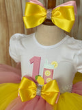Pink Lemonade Deluxe Birthday Tutu Outfit, Lemonade Birthday Party