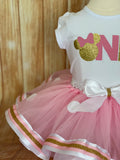 Minnie Mouse First Birthday Tutu Outfit, Minnie Mouse Birthday Outfit