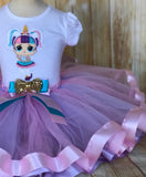 LOL Surprise Doll Unicorn Tutu Set, Unicorn Birthday Outfit
